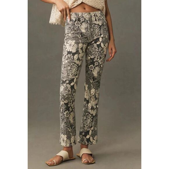 MOTHER The Hustler Ankle Jeans Size 26 French Fairy Tale Black & White Pants R20 - Picture 1 of 11